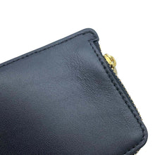 将图像加载到图库查看器中，LOEWE Pebble Coin Card Holder Black CANBZ40X01 Leather
