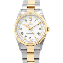 Load image into Gallery viewer, ROLEX Oyster Perpetual W34mm Stainless Steel K18YG White Dial14233
