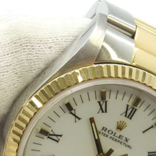 Load image into Gallery viewer, ROLEX Oyster Perpetual W34mm Stainless Steel K18YG White Dial14233
