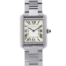 将图像加载到图库查看器中，CARTIER Tank Solo SM W24.4mm×H31.0mm Stainless Steel Silver Dial W5200013
