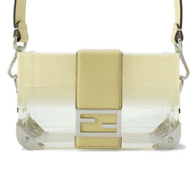 Load image into Gallery viewer, FENDI Baguette Trunk Yellow 7VA507 Plastic Leather Size Mini
