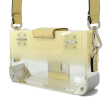 Load image into Gallery viewer, FENDI Baguette Trunk Yellow 7VA507 Plastic Leather Size Mini
