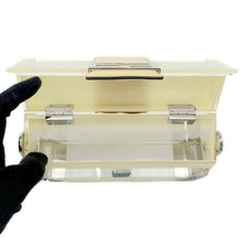 Load image into Gallery viewer, FENDI Baguette Trunk Yellow 7VA507 Plastic Leather Size Mini
