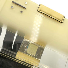 Load image into Gallery viewer, FENDI Baguette Trunk Yellow 7VA507 Plastic Leather Size Mini
