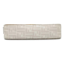 将图像加载到图库查看器中，FENDI Mamma Baguette Antonio Lopez White/Brown8BR600 PVC Coated Canvas Leather Size Medium
