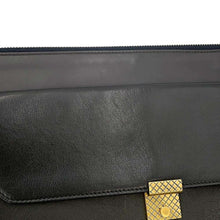 Load image into Gallery viewer, Bottega Veneta Clutch Bag Navy/Khaki Leather
