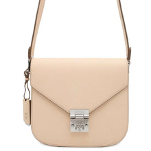 Load image into Gallery viewer, MCM Patricia Shoulder Bag Beige MWS7SPA15IB001 Leather Size Small
