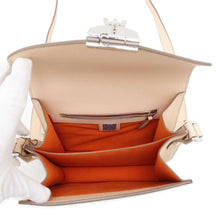 Load image into Gallery viewer, MCM Patricia Shoulder Bag Beige MWS7SPA15IB001 Leather Size Small
