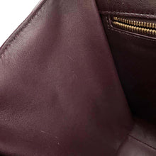 Load image into Gallery viewer, Bottega Veneta The Clip Shoulder Bag Grape 652391 Leather
