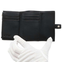 将图像加载到图库查看器中，LOEWE Vertical wallet Black C660S86X01 Leather
