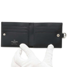 将图像加载到图库查看器中，Valentino Garavani neck wallet Black Leather
