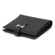 将图像加载到图库查看器中，HERMES BEAN Compact Black Epsom
