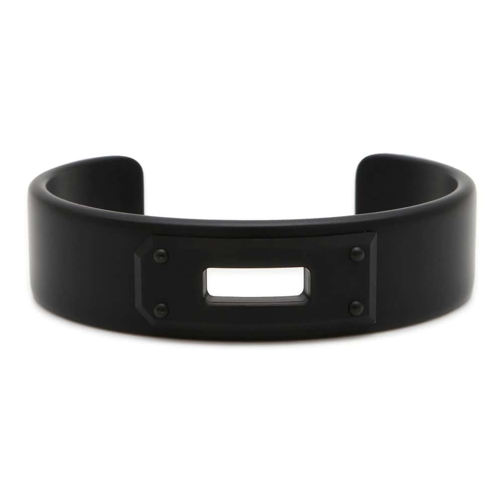 HERMES Kelly Bangle Size T4 So Black Aluminium