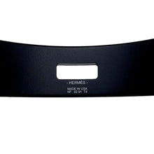 将图像加载到图库查看器中，HERMES Kelly Bangle Size T4 So Black Aluminium
