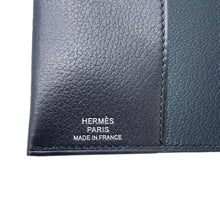 将图像加载到图库查看器中，HERMES RMS Passport Case Black EverGrained Calf Leather
