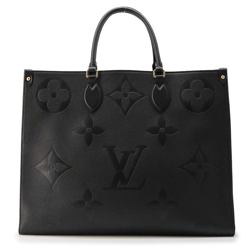 LOUIS VUITTON Onthego Noir M44925 Monogram Empreinte Leather Size GM