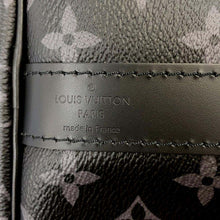 将图像加载到图库查看器中，LOUIS VUITTON Keepall Bandouliere NoirM40605 Monogram Eclipse Size 55
