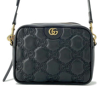 Load image into Gallery viewer, GUCCI GGMatelasse 2wayShoulder Bag Black 702234 Leather Size Small
