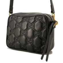 Load image into Gallery viewer, GUCCI GGMatelasse 2wayShoulder Bag Black 702234 Leather Size Small
