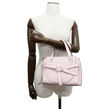 将图像加载到图库查看器中，LOEWE Gate top-handle bag Light Pink 321.12.U61 Leather Size Mini
