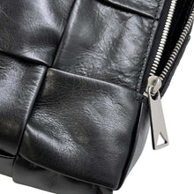 Load image into Gallery viewer, Bottega Veneta Maxi Intre Crossbody Bag Black 701366 Leather
