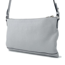 将图像加载到图库查看器中，PRADA Shoulder Bag Light Gray 1BH050 Leather
