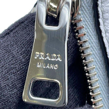 将图像加载到图库查看器中，PRADA Shoulder Bag Light Gray 1BH050 Leather
