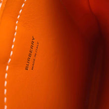 将图像加载到图库查看器中，BURBERRY TB logo Pochette Orange/Beige Canvas Leather
