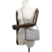 Load image into Gallery viewer, BURBERRY Shoulder Bag Gray Leather
