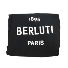 将图像加载到图库查看器中，Berluti Pure Tote Bag Black PVC Leather
