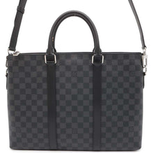 将图像加载到图库查看器中，LOUIS VUITTON Anton Briefcase NoirN40024 Damier Graphite
