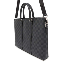 将图像加载到图库查看器中，LOUIS VUITTON Anton Briefcase NoirN40024 Damier Graphite
