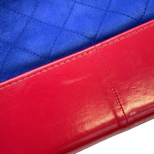 Load image into Gallery viewer, CHANEL Gabriel Hobo Shoulder Bag Blue/Red/Yellow A93824 Suede leather Size Large
