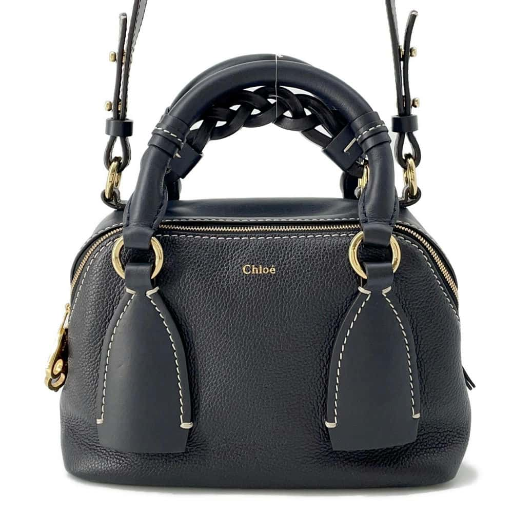 Chloe Dahlia 2way Shoulder Bag BlackCHC20US361 Leather Size Small