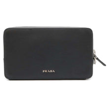 将图像加载到图库查看器中，PRADA Pouch Black2ZH064 Saffiano Leather
