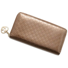 Load image into Gallery viewer, GUCCI MicroGuccissima Zip AroundNagazaiCloth Bronze308005 Enamel
