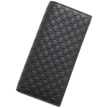 Load image into Gallery viewer, GUCCI MicroGuccissima Bifold Wallet Long Wealth Cloth Black544479 Leather
