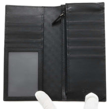 Load image into Gallery viewer, GUCCI MicroGuccissima Bifold Wallet Long Wealth Cloth Black544479 Leather
