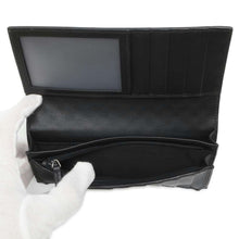 Load image into Gallery viewer, GUCCI MicroGuccissima Bifold Wallet Long Wealth Cloth Black544479 Leather
