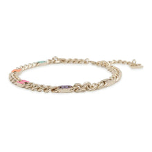 Load image into Gallery viewer, CHANEL CC Logo ChainNecklace Gold/Multicolor Plating
