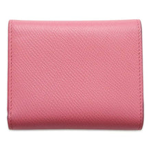 将图像加载到图库查看器中，CELINE Trifold Small Wallet Pink 10B573 Leather
