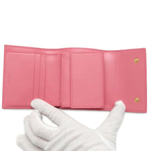 将图像加载到图库查看器中，CELINE Trifold Small Wallet Pink10B573 Leather
