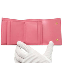 将图像加载到图库查看器中，CELINE Trifold Small Wallet Pink 10B573 Leather
