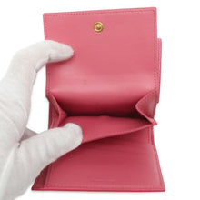 将图像加载到图库查看器中，CELINE Trifold Small Wallet Pink 10B573 Leather
