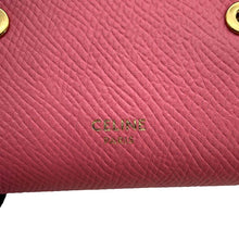 将图像加载到图库查看器中，CELINE Trifold Small Wallet Pink 10B573 Leather
