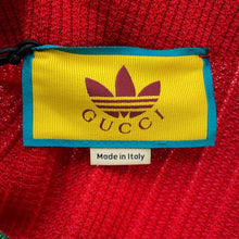 Load image into Gallery viewer, GUCCI GUCCI x adidas tracksuit pants Size L Red700501 Polyester91% Cotton9%
