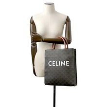 Load image into Gallery viewer, CELINE Triomphe Vertical Hippo Brown 191542BZK PVC Size Small
