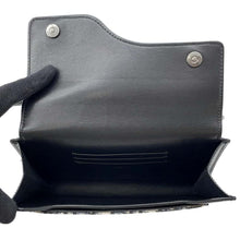 将图像加载到图库查看器中，Dior Oblique Saddle Messenger Pouch Black 2ADCA364 Leather
