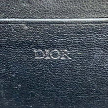 将图像加载到图库查看器中，Dior Oblique Saddle Messenger Pouch Black 2ADCA364 Leather
