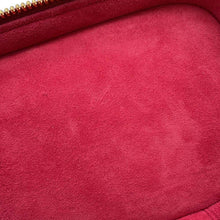 将图像加载到图库查看器中，Dior Travel Cannage 2way Vanity Red Lambskin Size Small
